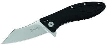 KER GRINDER BLK/SS FOLDING KNIFE W/ BELT CLIP