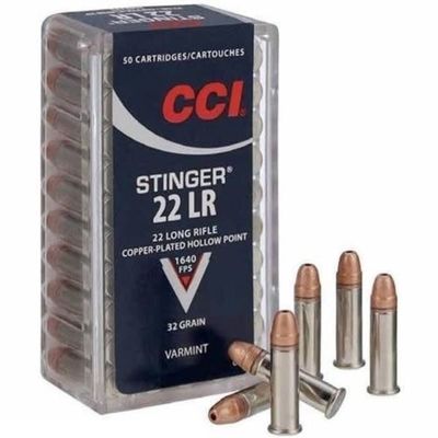 CCI STINGER 22LR 32GR CP HP (single)