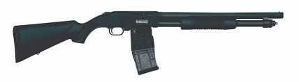 MOSS 590M 12GA 18.5" SYN MAG FED PUMP