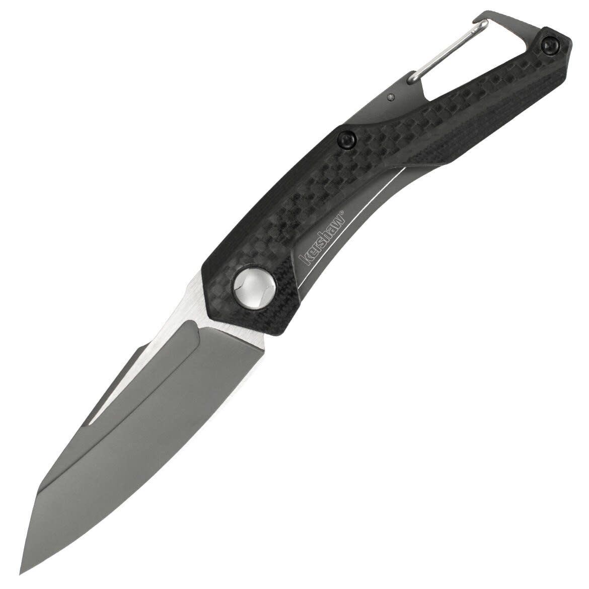 KER REVERB CARBON BLK/SS FOLDING KNIFE W/ BELT CLIP