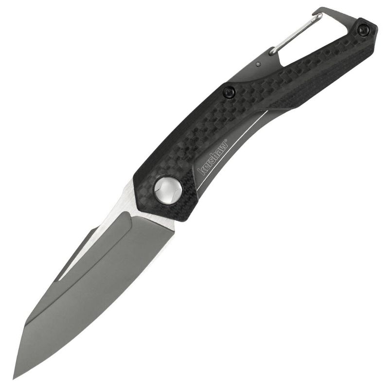 KER REVERB CARBON BLK/SS FOLDING KNIFE W/ BELT CLIP
