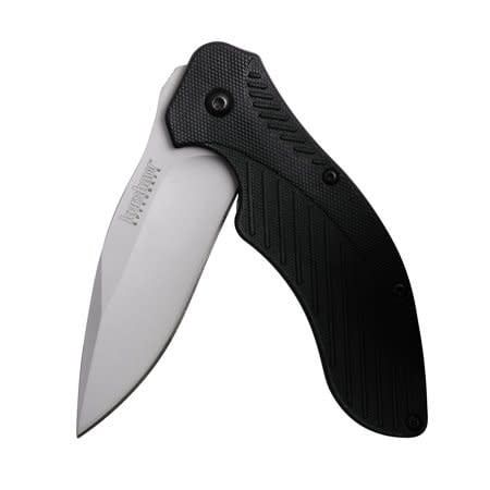 KER CLASH BLK/SS FOLDING KNIFE W/ BELT CLIP