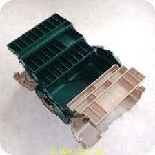 PLANO MAG HIP 6-TRAY TACKLE BOX GRN/SAND