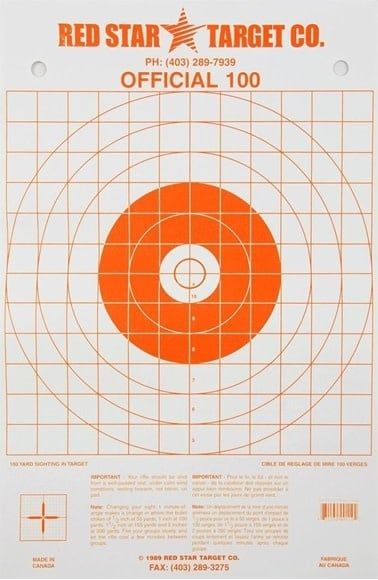 RED STAR &quot;ORANGE OFFIFCIAL&quot; TARGET 10PK