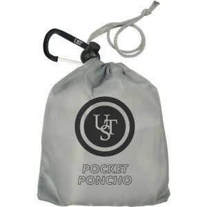 UST POCKET PONCHO CLEAR W/ GREY CASE