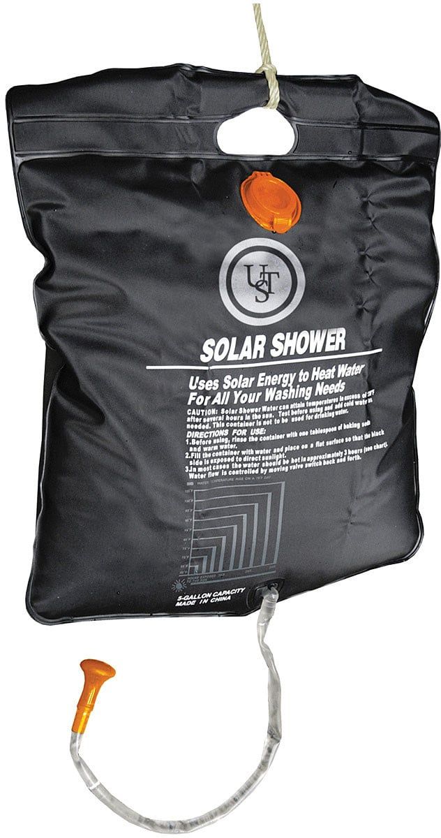 UST SOLAR SHOWER BLACK