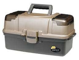 PLANO GUIDE SERIES LRG 3-TRAY TACKLE BOX TAN/GRN