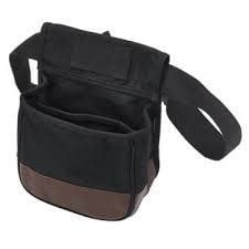 OUS DIVIDED SHELL POUCH PACK BLACK