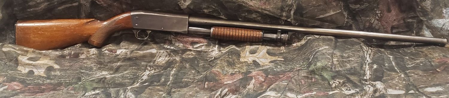 USED ITHACA 37 12GA WOOD PUMP