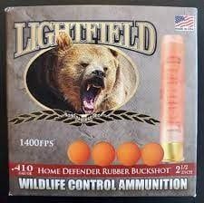LF WILDLIFE CONTROL 410GA 2-1/2&quot; RUBBER BUCKSHOT