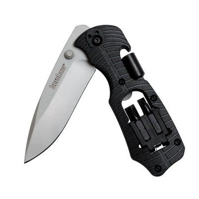 KER SELECT FIRE SS/BLACK FOLDING KNIFE W/ BITS