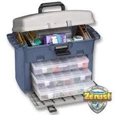 FLAM KWIKDRAW 7020ZR TACKLE BOX BLUE/GREY
