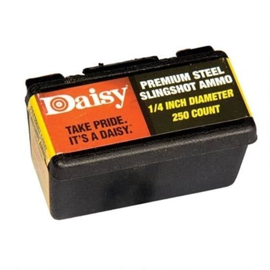 DAISY POWERLINE PREM STEEL SLINGSHOT AMMO 1/4"