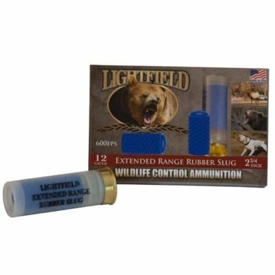 LF WILDLIFE CONTROL 12GA 2-3/4" EXTENDED RANGE RUBBER SLUG