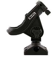 SCOTTY BAITCAST SPINNING ROD HOLDER BLACK W/ #241 MOUNT