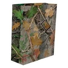 RE GIFT BAG XL GREEN CAMO