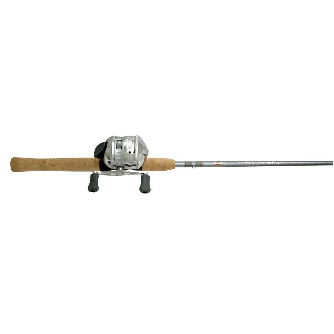 ZEB PLATINUM SPINCAST 6' MED 2PC COMBO