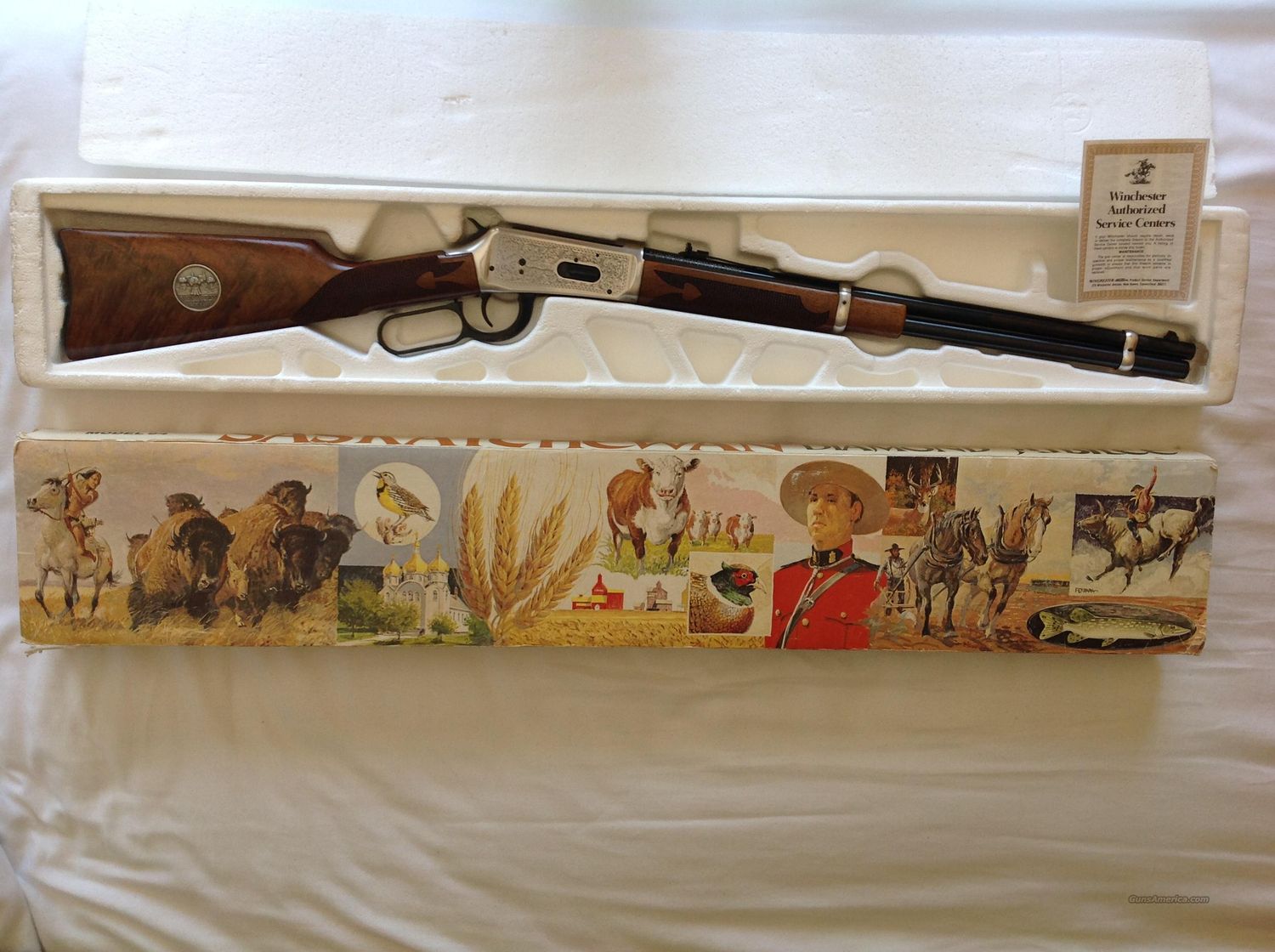 USED WIN 94 SASKATCHEWAN DIAMOND JUBILEE 38-55 WIN WOOD LEVER