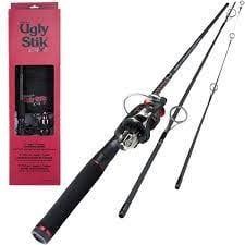 SHA UGLY STIK GX2 6&#39; MED 4PC SPIN COMBO KIT