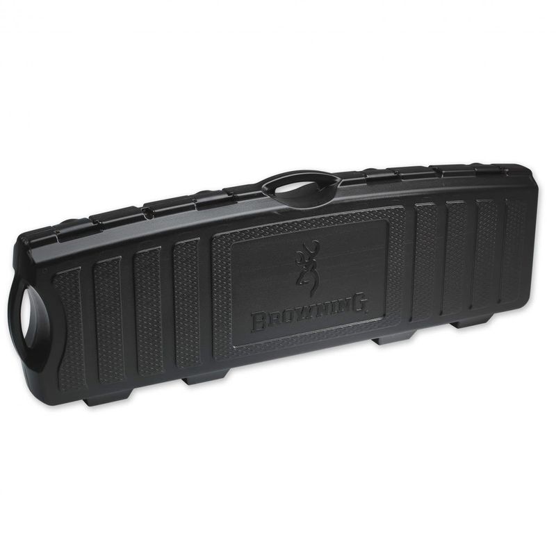 BROWNING BRUISER DOUBLE GUN CASE HARD PLASTIC W/ WHEELS