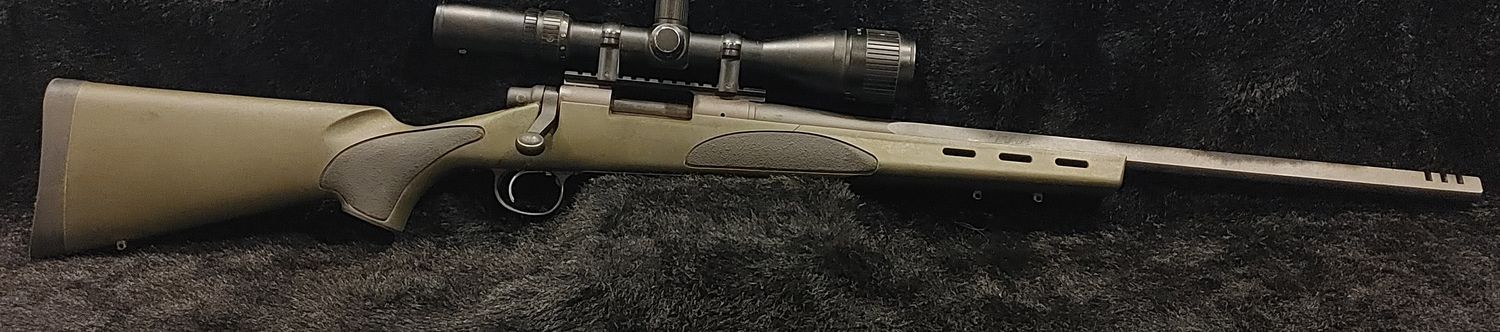 USED REM 700 VTR 204 RUGER SYNTHETIC BOLT PKG