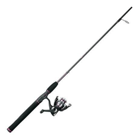 SHA UGLY STIK GX2 LADY 6' MED 4PC SPIN COMBO GIFT KIT