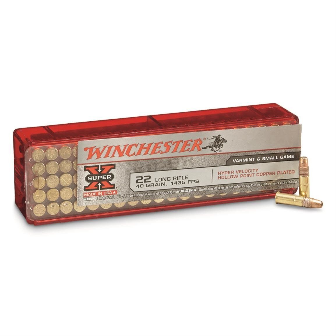 WIN SUPER-X 22LR 40GR HP 100PK