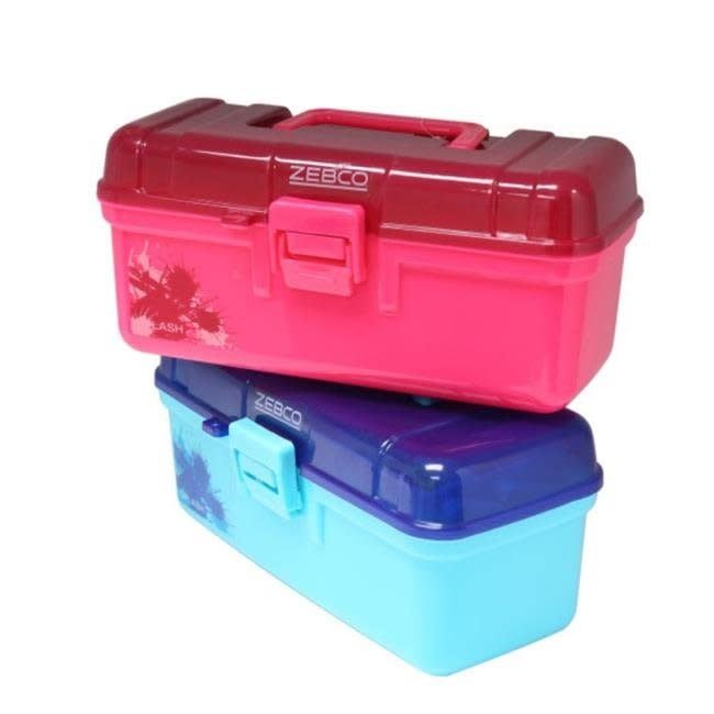 ZEB SPLASH TACKLE BOX ASST COLOR W/ ASST TACKLE