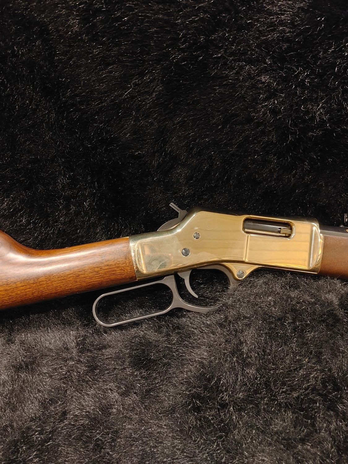 USED HEN H006C 45LC OCTAGON BRASS/WOOD LEVER