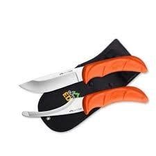 OE JAEGER PAIR SKIN/GUTTING KNIFE COMBO W/ SHEATH