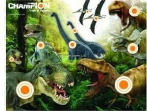 CHAMP DINOSAUR HUNT TARGET 12PK