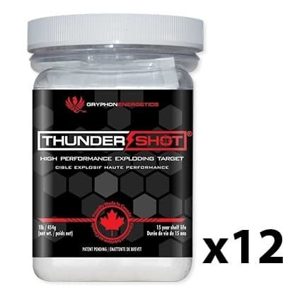 GE THUNDER SHOT EXPLODING TARGET 1# 12PK