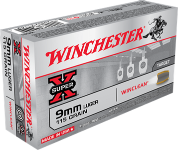 WIN WINCLEAN USA 9MM 115GR BEB