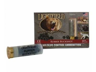 LF WILDLIFE CONTROL 12GA 2-3/4" RUBBER BUCKSHOT