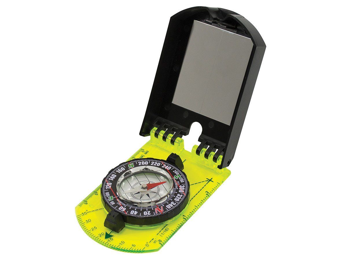 UST HI VIS FOLDING MAP COMPASS