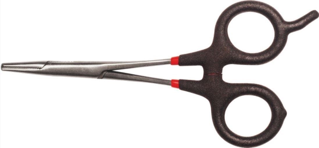 AMUND STAINLESS STEEL FORCEPS 4.5&quot; W/ FOAM GRIP