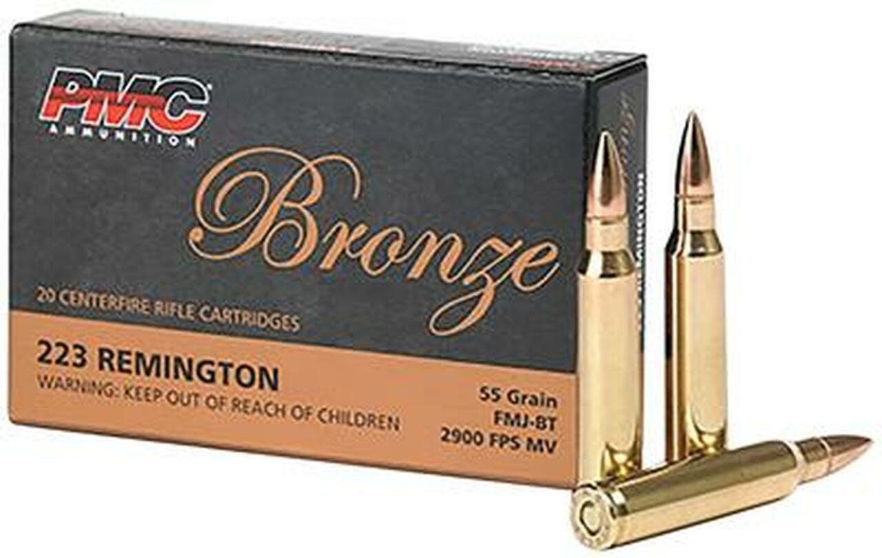PMC 223REM 55GR FMJ-BT 20PK single