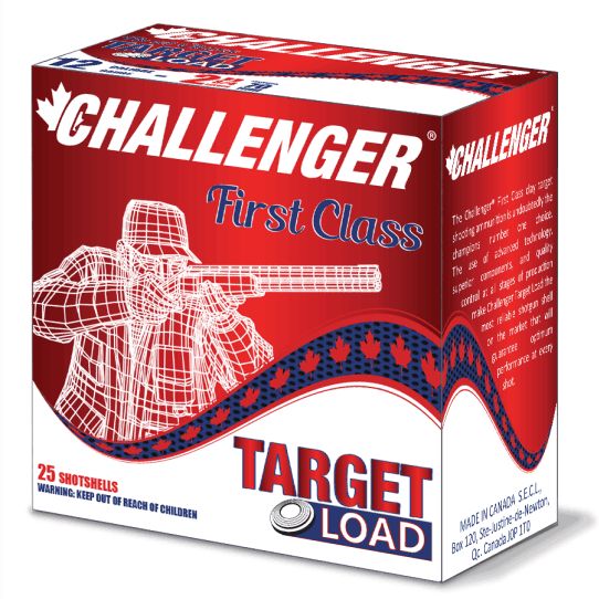 CHAL TARGET LOAD 12GA 2-3/4&quot; 1oz #8 LIGHT 1200FPS (case)