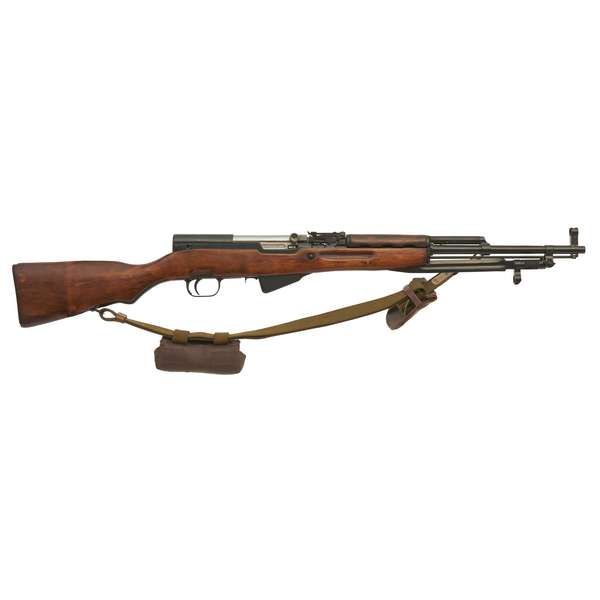 SOVIET SKS B-GRADED 7.62X39 WOOD SEMI AUTO