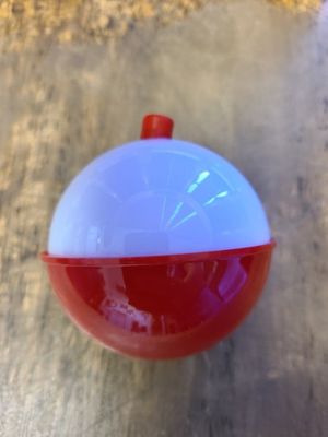 EC SNAP-ON FLOATS RED &amp; WHITE 2-1/2" single