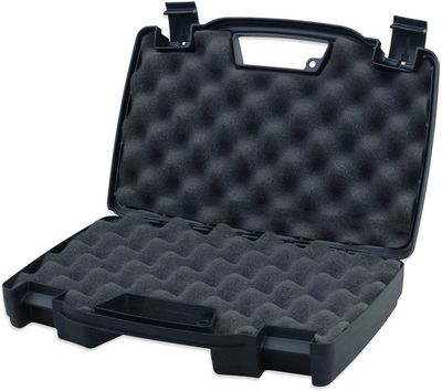 HD PLASTIC SINGLE PISTOL CASE BLACK