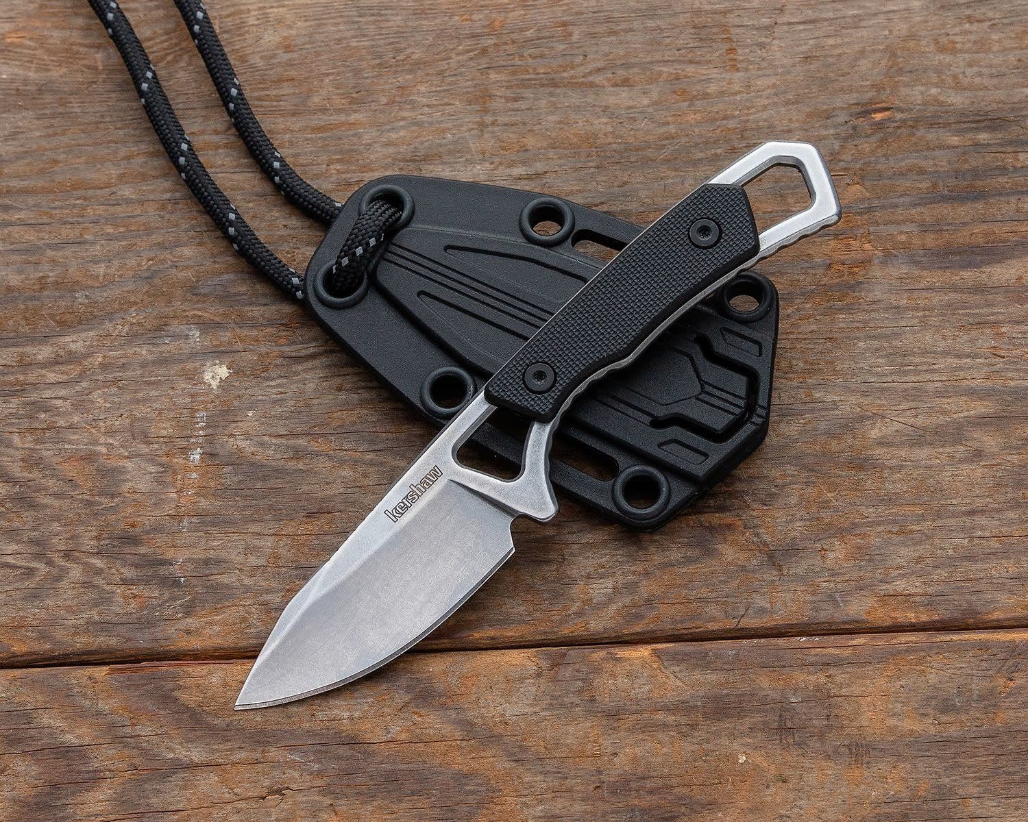 KER BRACE SS/BLK FIXED BLADE