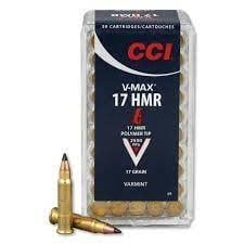 CCI V-MAX 17HMR 17GR 2550PS POLY TIP 50PK (single)
