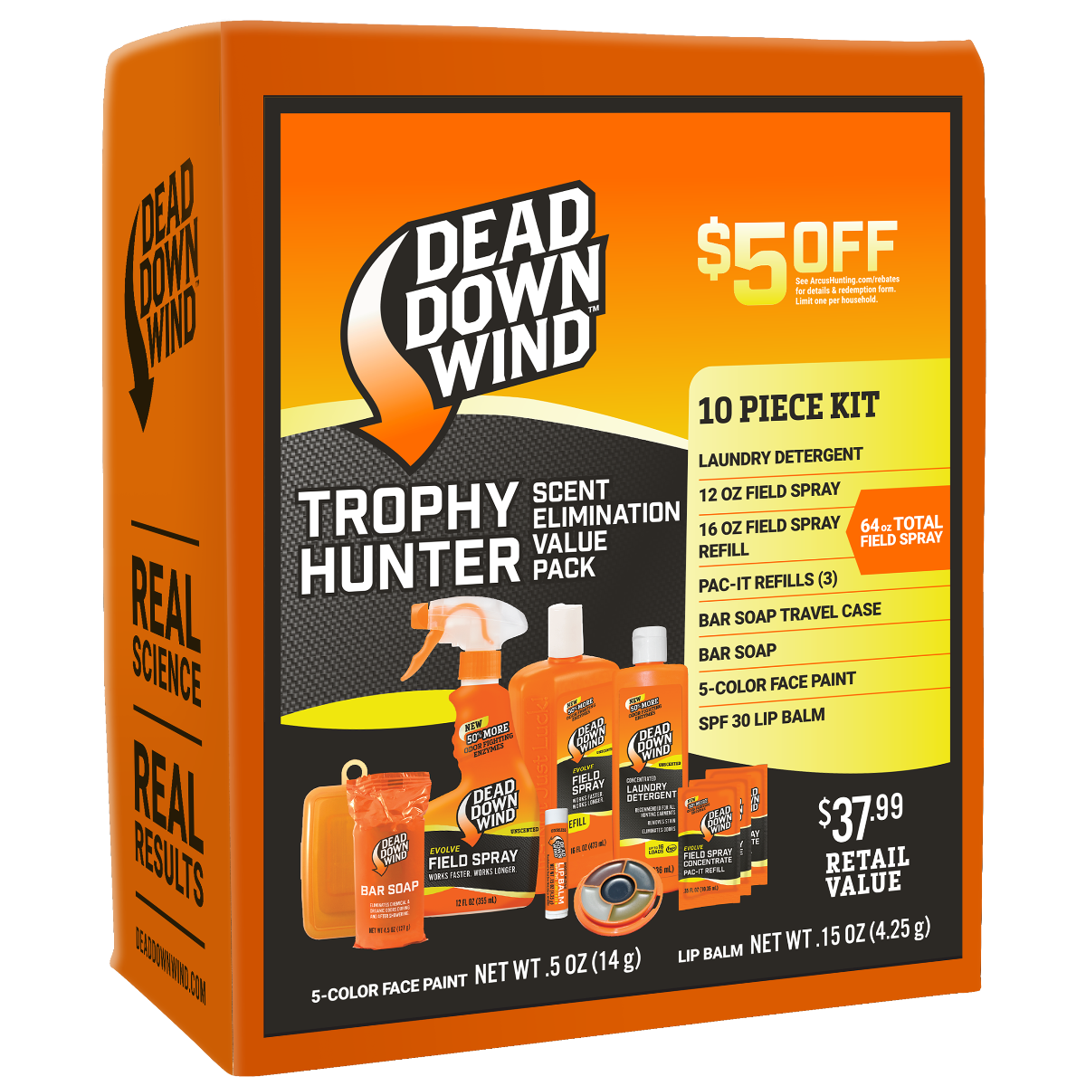 DDW TROPHY HUNTER SCENT ELIMINATOR 10PC KIT