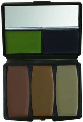 HS FACE PAINT COMPAC MILITARY WOODLAND