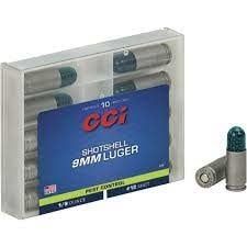 CCI 9MM LUGER 53GR #12 SHOTSHELL