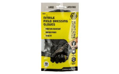 HS NITRILE FIELD DRESSING GLOVES 10PK