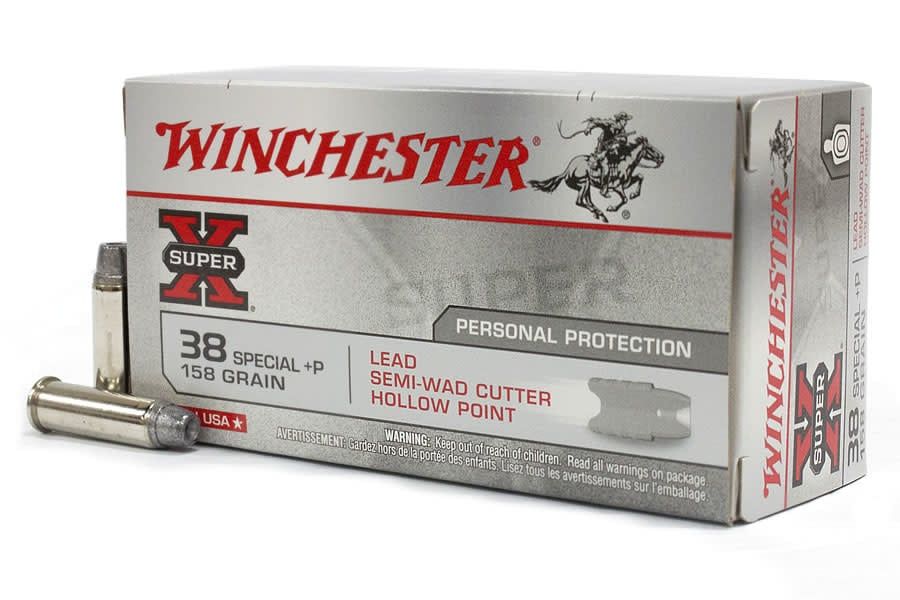 WIN SUPER-X 38 SPECIAL +P 158GR FMJ ENCAPSULATED