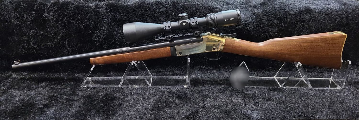 CONSIGNMENT HEN SINGLESHOT BRASS 45-70GVT WOOD LEVER PKG