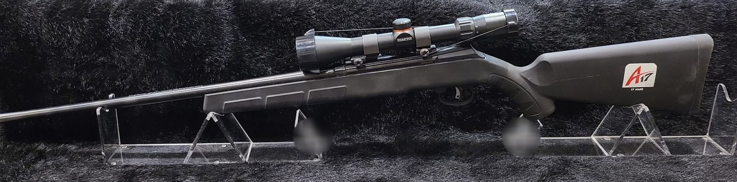 CONSIGNMENT SAV A17 17HMR BLACK SYN SEMI PKG